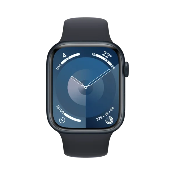 Apple Watch Series 9 - Alüminyum - 45mm - GPS - Gece yarısı
