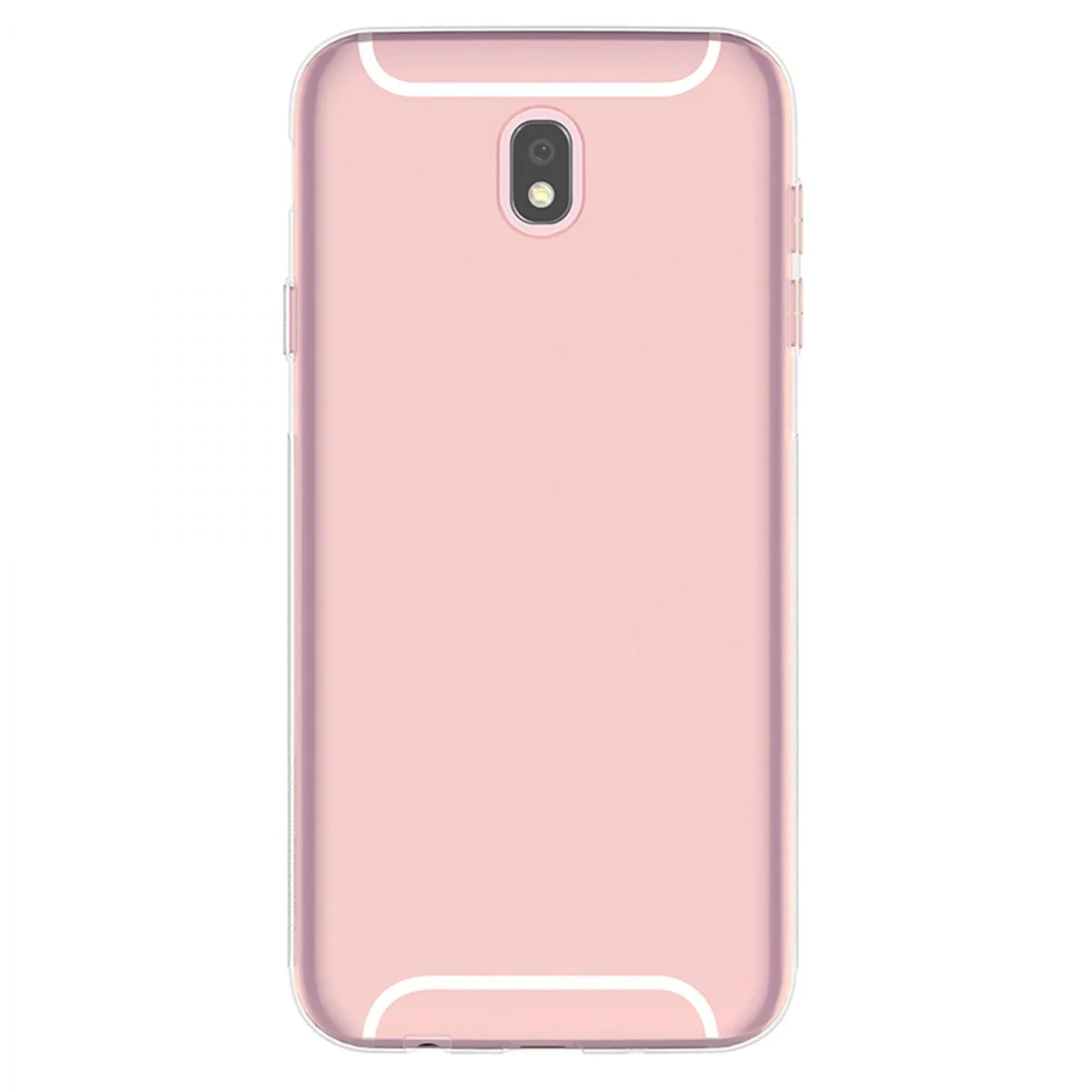 Nettech Samsung Galaxy J530 J5 Pro Uyumlu Şeffaf Seri Arka Koruma Kılıf (Şeffaf) VR-6326