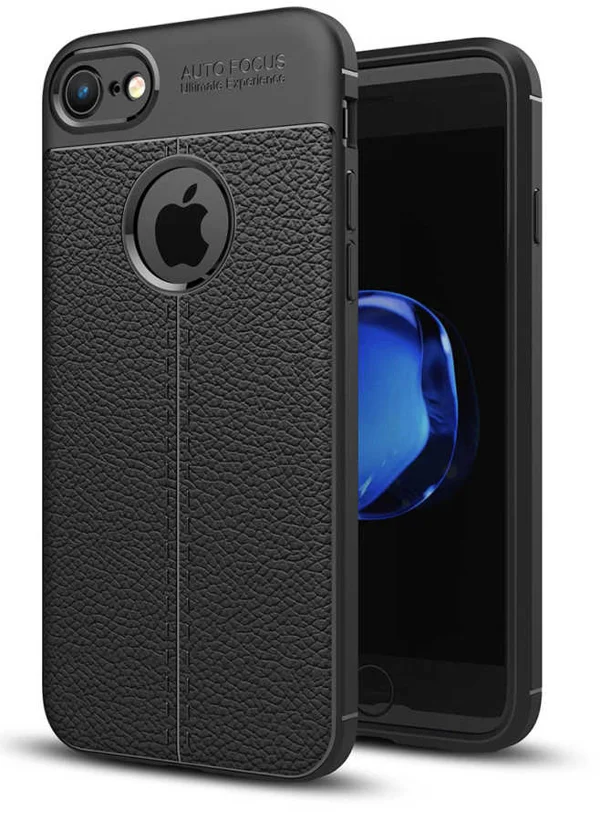 Apple iPhone 6 Plus Kılıf Zore Niss Silikon Kapak - Siyah