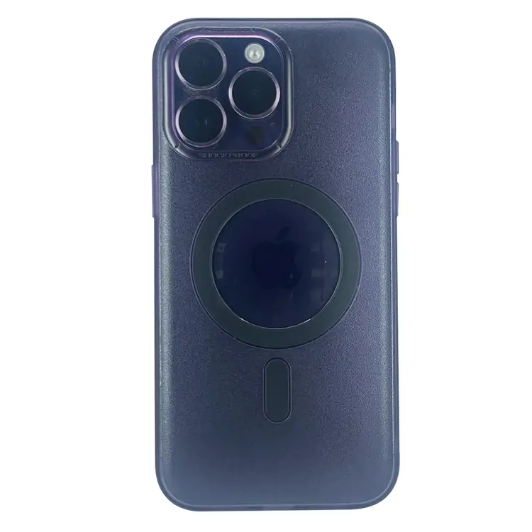 Nettech Apple iPhone 14 Pro Max Uyumlu Mega Magsafe Arka Koruma Kılıf (Mor) NT-98009