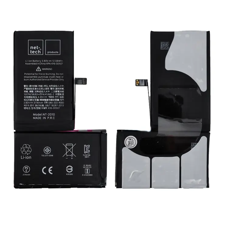 Teknonet Apple iPhone XS Max Uyumlu Nettech NT-2019 3330 mAh Batarya NT-82533
