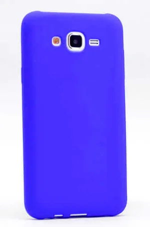 Galaxy J2 Kılıf Zore Premier Silikon Kapak - Saks Mavi