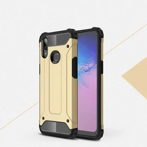 Galaxy A10S Kılıf Zore Crash Silikon Kapak - Gold