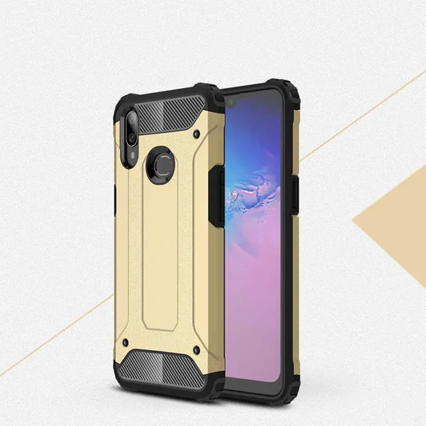 Galaxy A10S Kılıf Zore Crash Silikon Kapak - Gold - 1