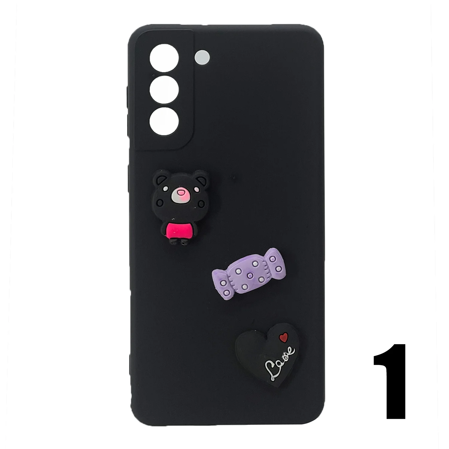 Nettech Samsung Galaxy S21 Uyumlu Maskot Seri Arka Koruma Kılıf (Karışık Renk) NT-106202