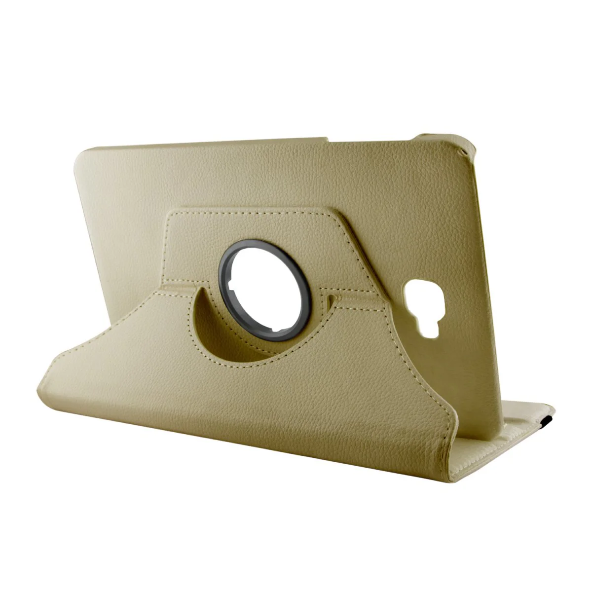 Nettech Samsung Galaxy T580 Tab A 10.1 2016 Uyumlu 360 Kapaklı Kılıf (Gold) VR-4234