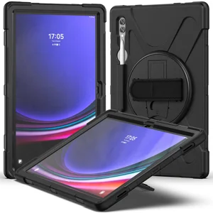 Galaxy Tab S9 Ultra Zore Defender Tablet Silikon - Siyah