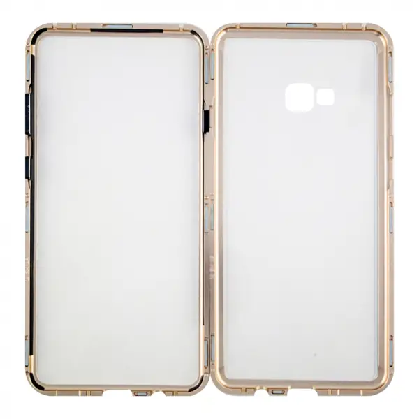 New Case Samsung Galaxy J4 Plus Uyumlu Arka Koruma Arka Koruma Kılıf (Gold) VR-12078