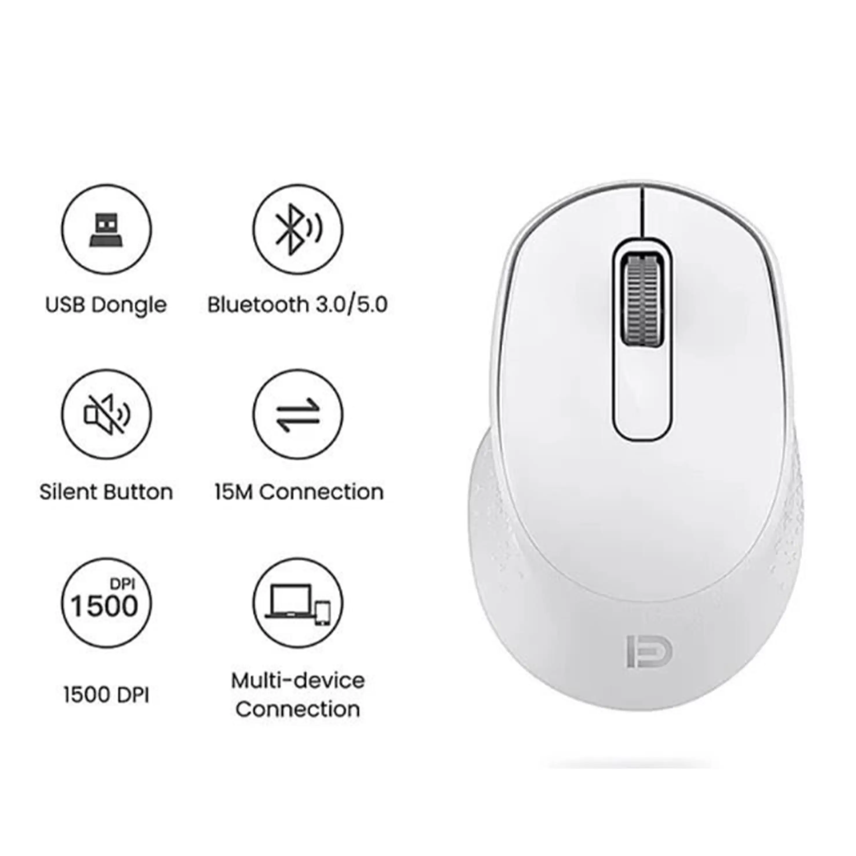 FD M701Y Bluetooth Mouse (Beyaz) NT-105022