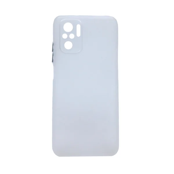 Nettech Xiaomi Redmi Note 10 Uyumlu Ultra Slim Arka Koruma Kılıf (Beyaz) NT-87919 - 1