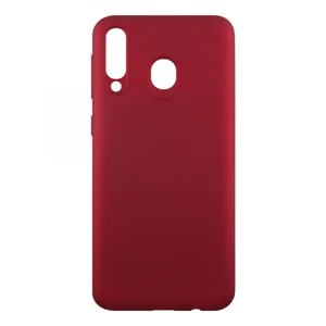 Nettech Samsung Galaxy M30 Uyumlu Suide Arka Koruma Kılıf (Bordo) VR-14153