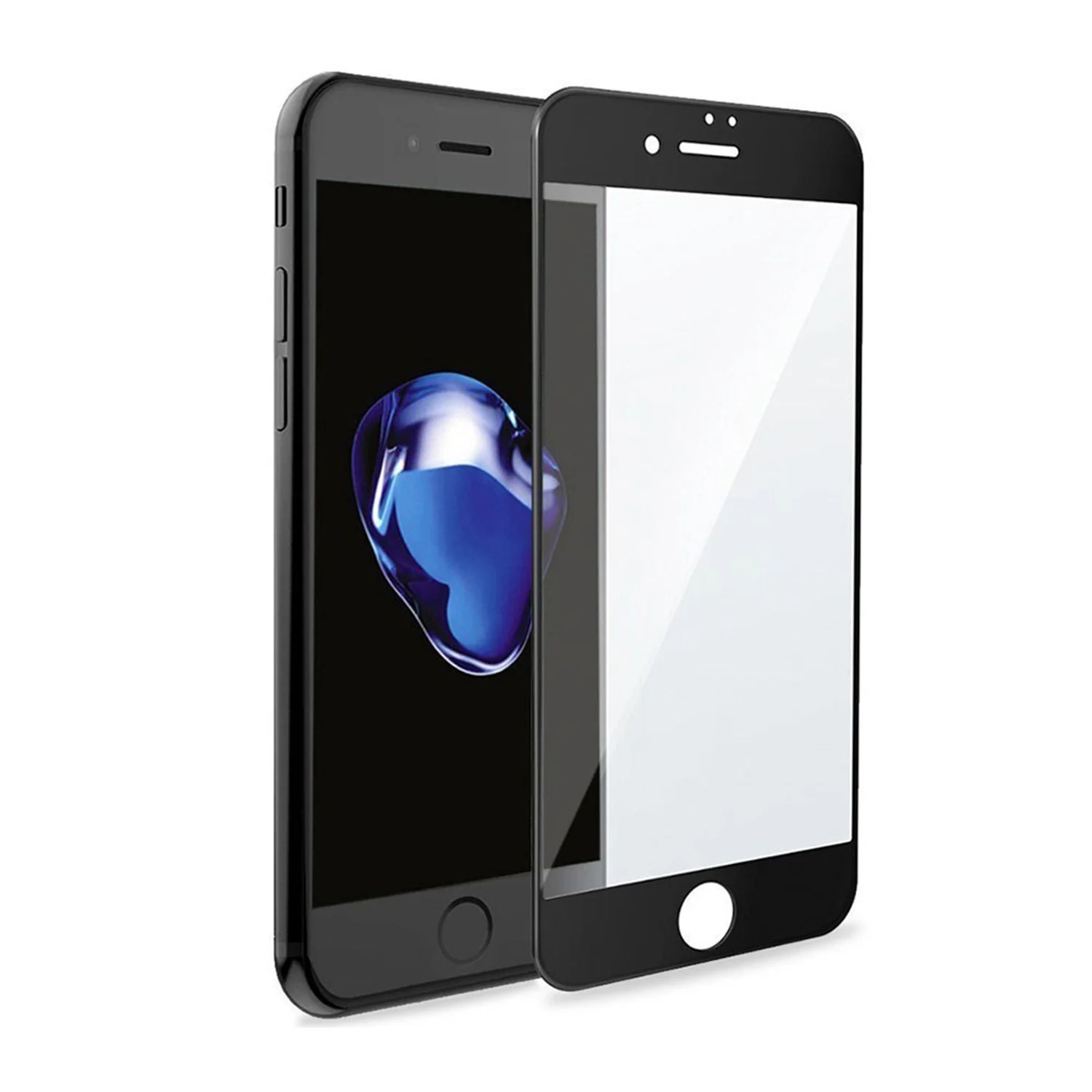 Nettech Apple iPhone 7 Uyumlu Ön Koruma Seramik Nano Ekran Koruyucu (Siyah) NT-80290