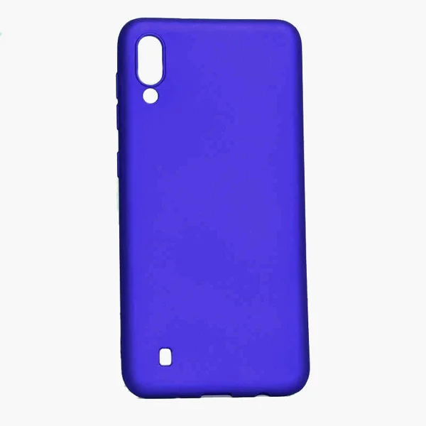 Galaxy M10 Kılıf Zore Premier Silikon Kapak - Saks Mavi