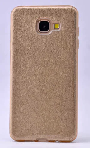 Galaxy A5 2016 Kılıf Zore Shining Silikon - Gold