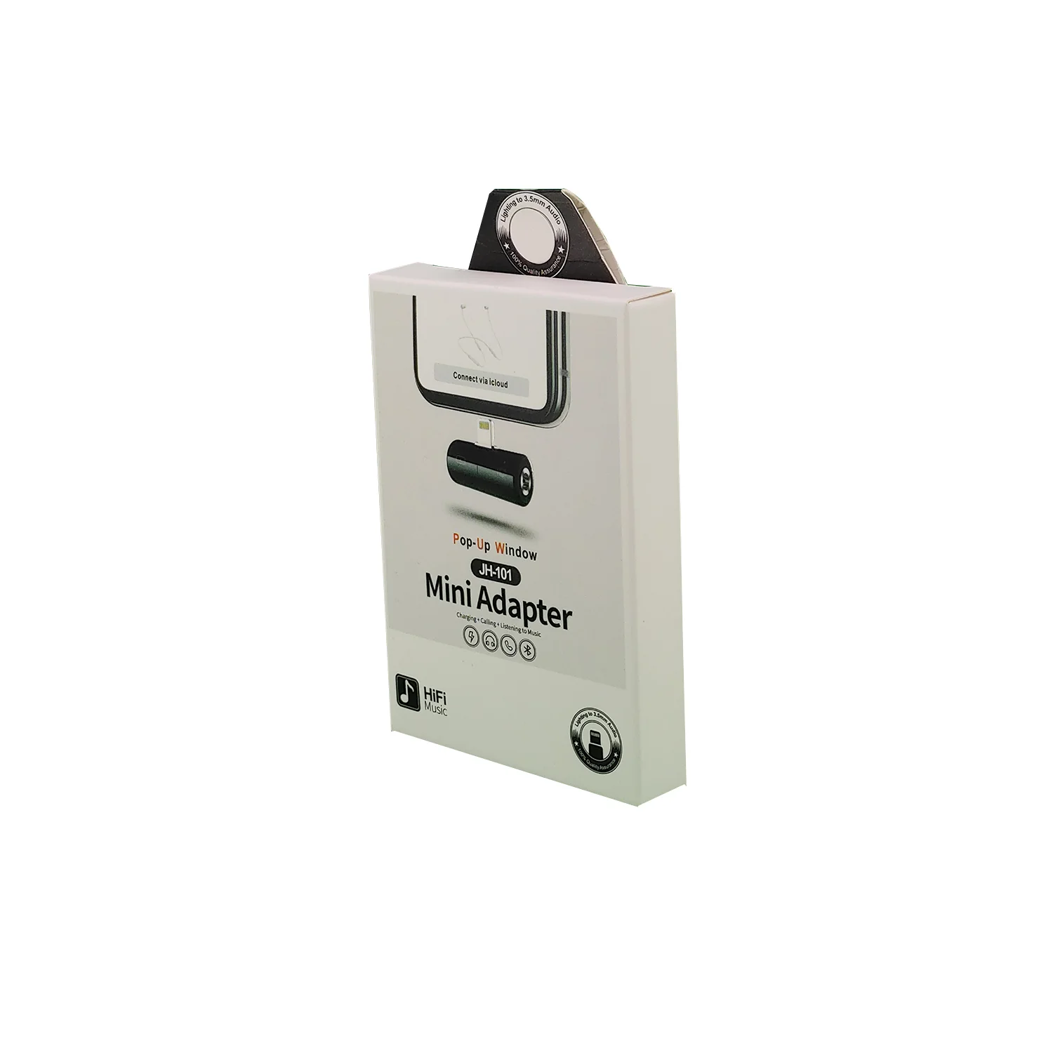 Nettech JH-101 Jack To Lightning Dönüştürücü (Siyah) NT-96483