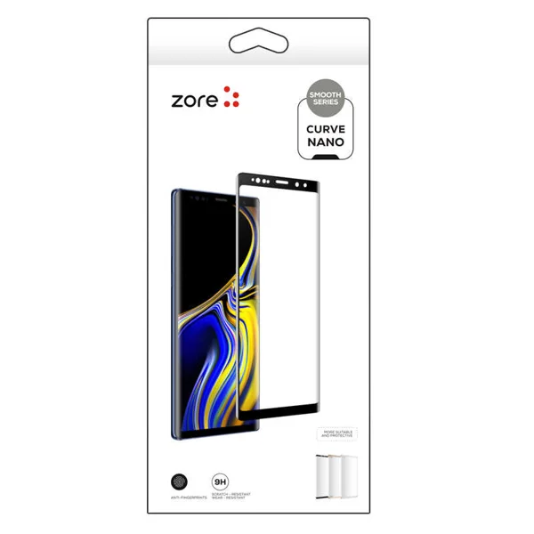 Galaxy S20 Zore 3D Short Curve Nano Ekran Koruyucu - Siyah - 1