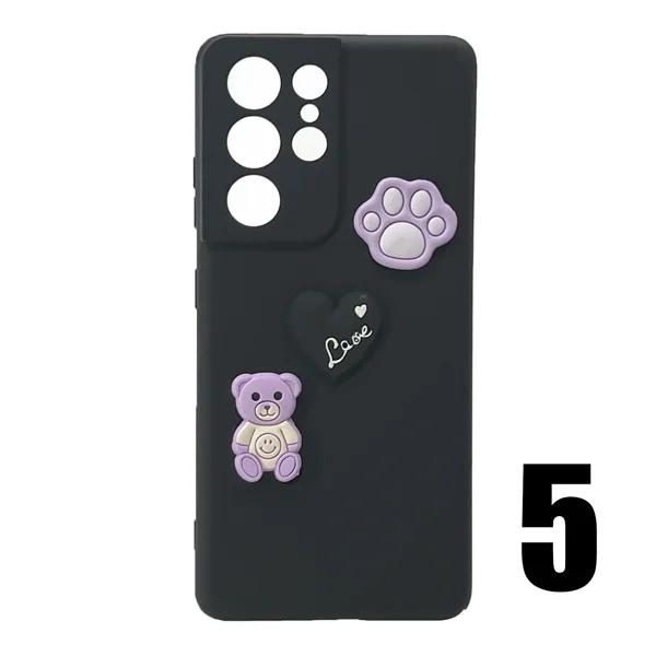 Nettech Samsung Galaxy S21 Ultra Uyumlu Maskot Seri Arka Koruma Kılıf (Karışık Renk) NT-106201 - 5
