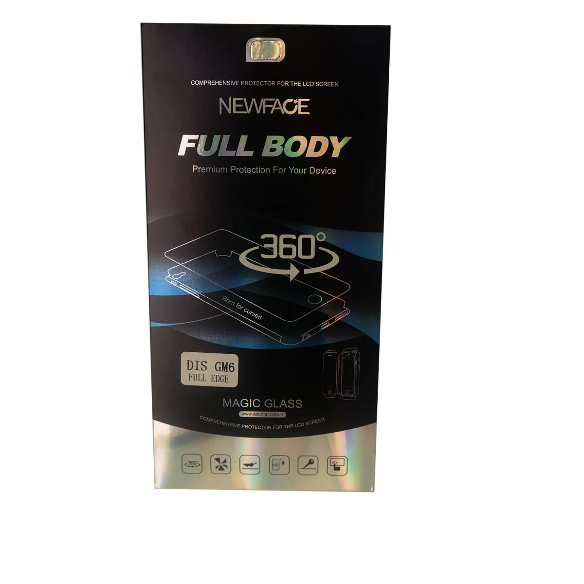 General Mobile Uyumlu Ön ve Arka Koruma 360 Full Kaplama (Şeffaf) NT-15739