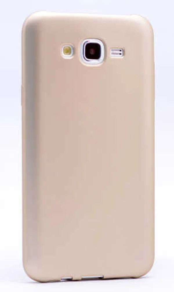 Galaxy J2 Kılıf Zore Premier Silikon Kapak - Gold - 1