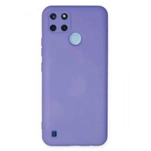 Nettech Realme C25Y Uyumlu Lansman Seri Arka Koruma Kılıf (Lila) NT-100158