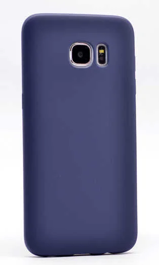 Galaxy S6 Kılıf Zore Premier Silikon Kapak - Lacivert