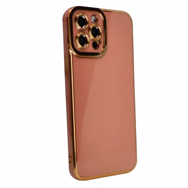Nettech Apple iPhone 12 Pro Max Uyumlu Lüx Soft Seri Arka Koruma Kılıf (Pembe) NT-97121 - 2