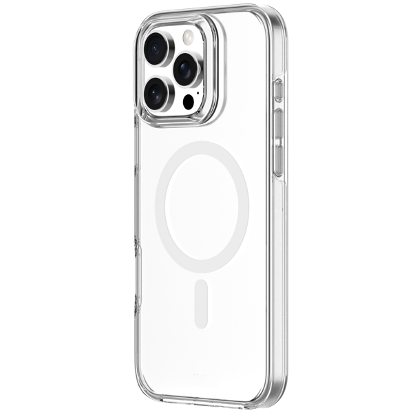 Nettech Apple iPhone 16 Pro Max Uyumlu Ultra Korumalı Magsafe Seri Arka Koruma Kılıf (Şeffaf) NT-110978