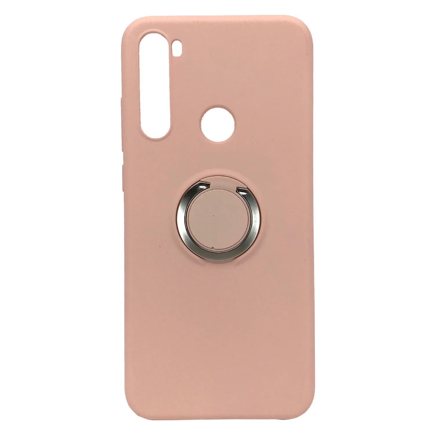 Nettech Xiaomi Redmi Note 8T Uyumlu Nano Ring Arka Koruma Kılıf (Pembe) NT-81822
