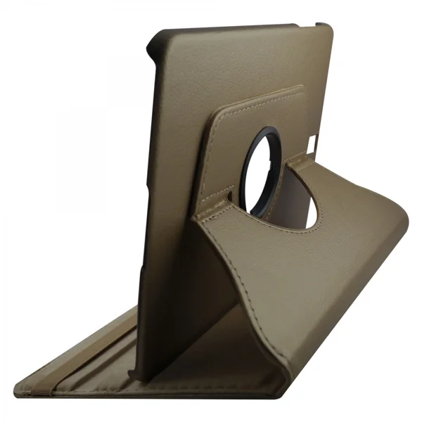 Nettech Samsung Galaxy T820 Tab S3 Uyumlu 360 Kapaklı Kılıf (Gold) VR-7233