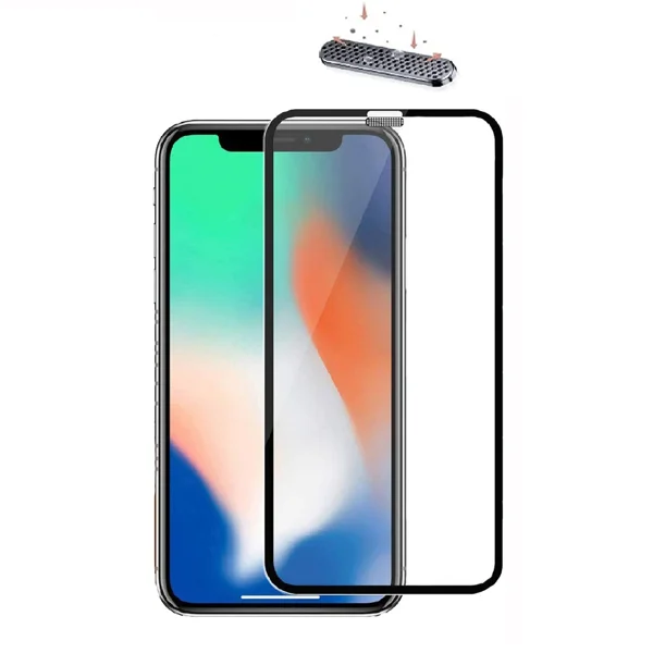 Nettech Apple iPhone 16 Pro Max Uyumlu Toz Filtreli HD Full Cam Koruyucu (Siyah) NT-110368 - 2