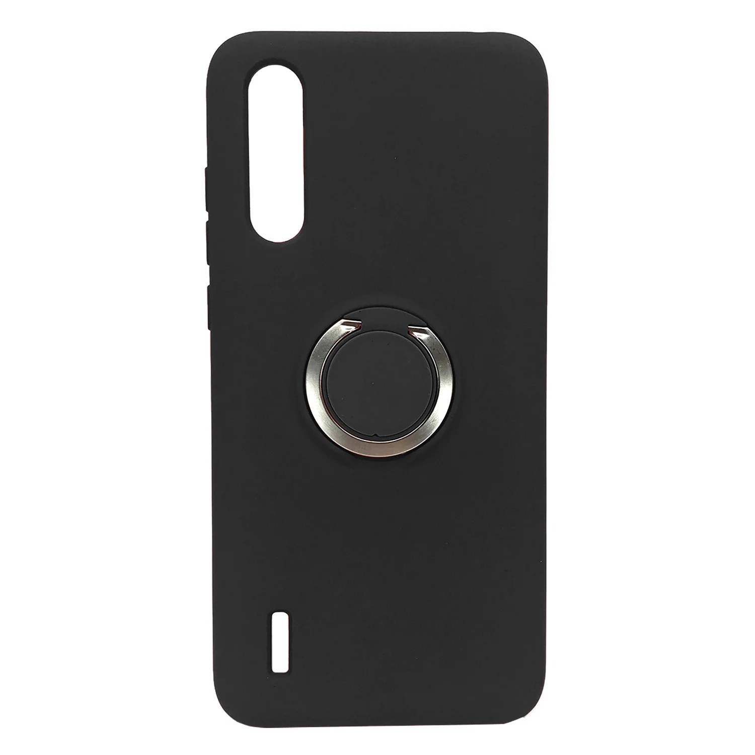 Nettech Xiaomi Mi A3 Lite Uyumlu Nano Ring Arka Koruma Kılıf (Siyah) NT-81845