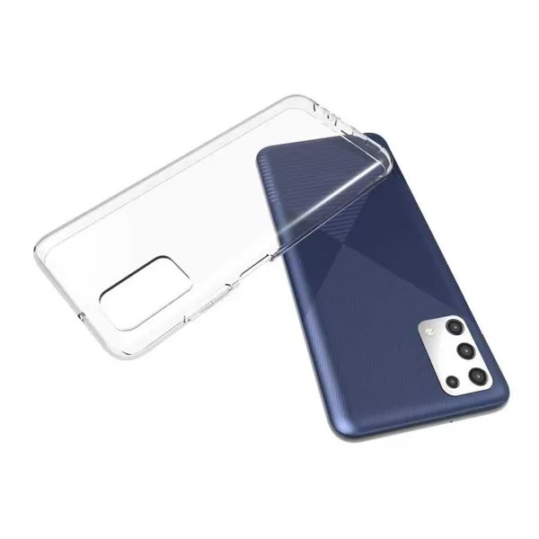 Galaxy A03S Kılıf Zore Süper Silikon Kapak - Renksiz - 1