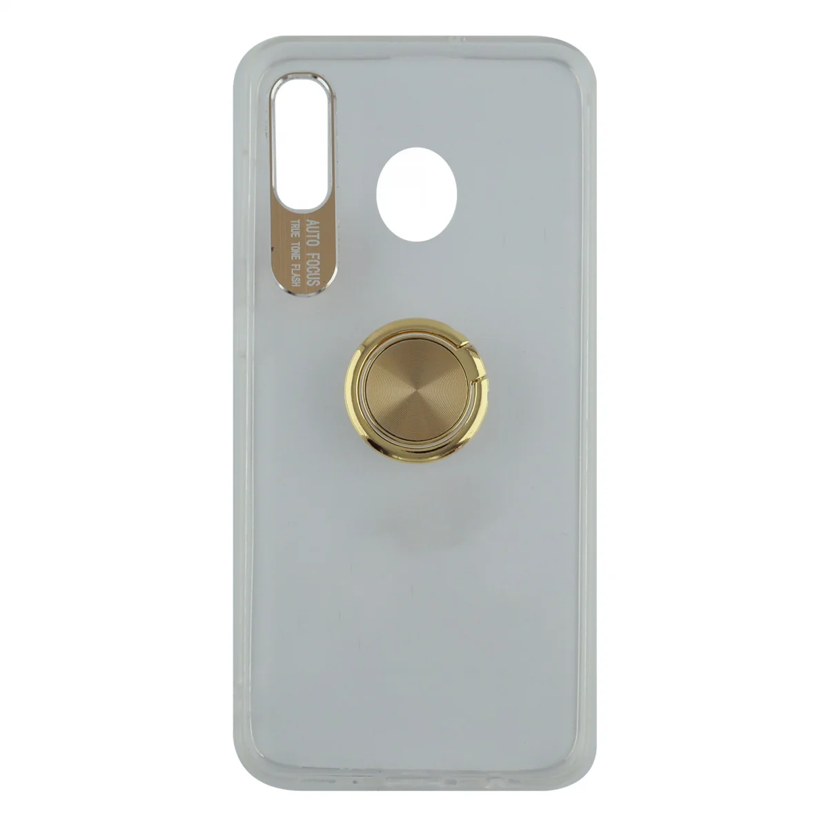 Nettech Samsung Galaxy A20 Uyumlu Doris Ring Arka Koruma Kılıf (Şeffaf) VR-14948