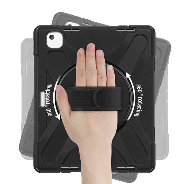 Nettech Apple iPad Air 11 2024 Uyumlu Sport Seri Arka Koruma (Siyah) NT-111126 - 2