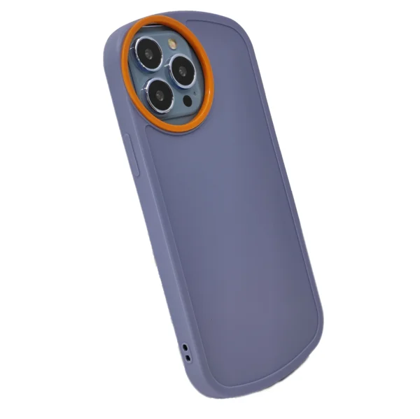 Nettech Apple iPhone 13 Pro Max Uyumlu Silindir Camera Seri Arka Koruma Kılıf (Lila) NT-95082 - 2