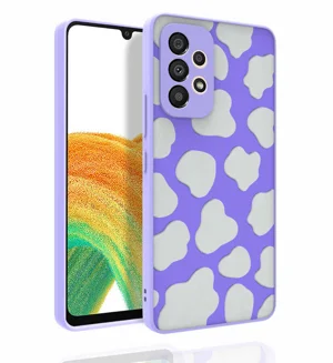 Galaxy A53 5G Kılıf Desenli Kamera Korumalı Parlak Zore Nora Kapak - NO6