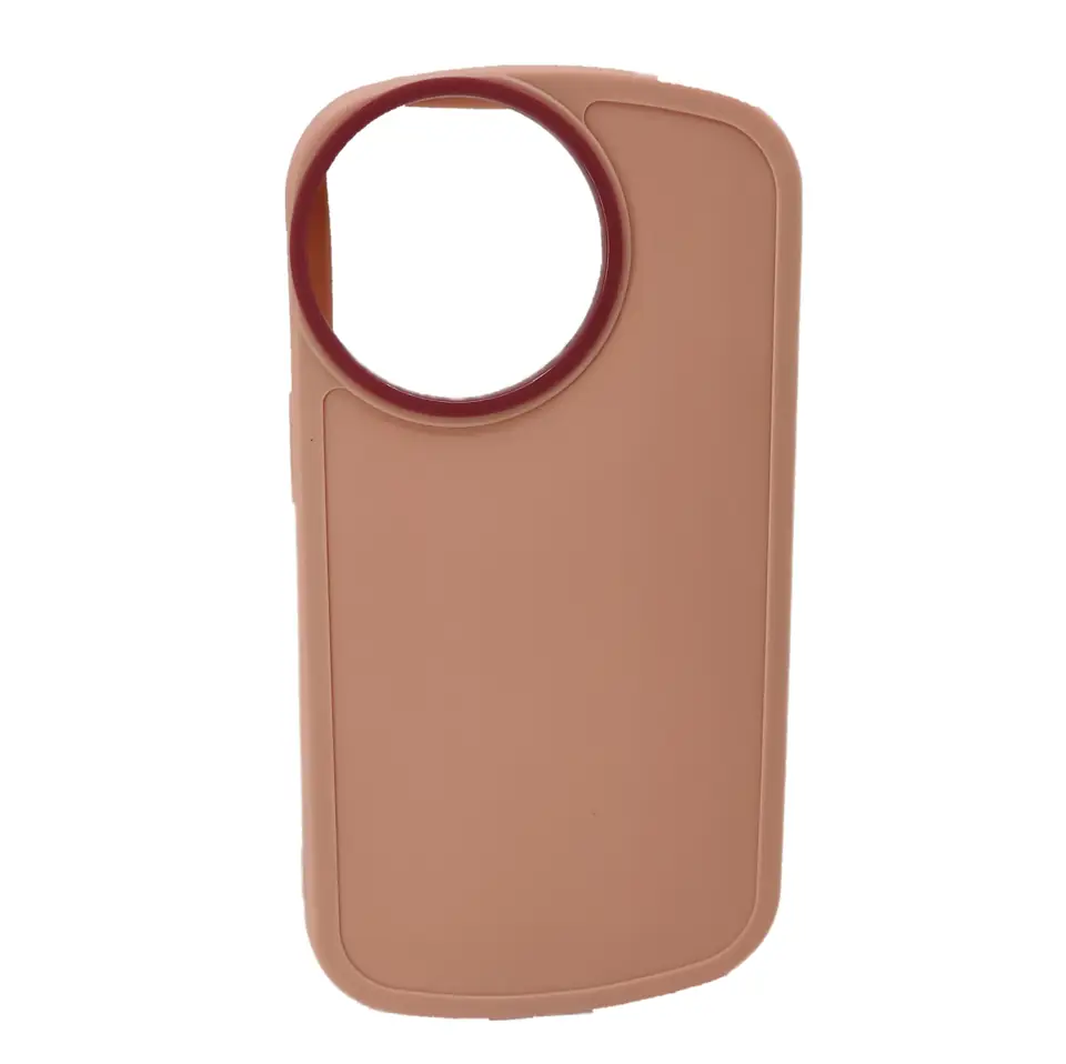 Nettech Apple iPhone 13 Pro Uyumlu Silindir Camera Seri Arka Koruma Kılıf (Pembe) NT-95077