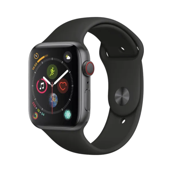 Apple Watch Series 4 - Alüminyum - 44mm - Cellular - Gece yarısı