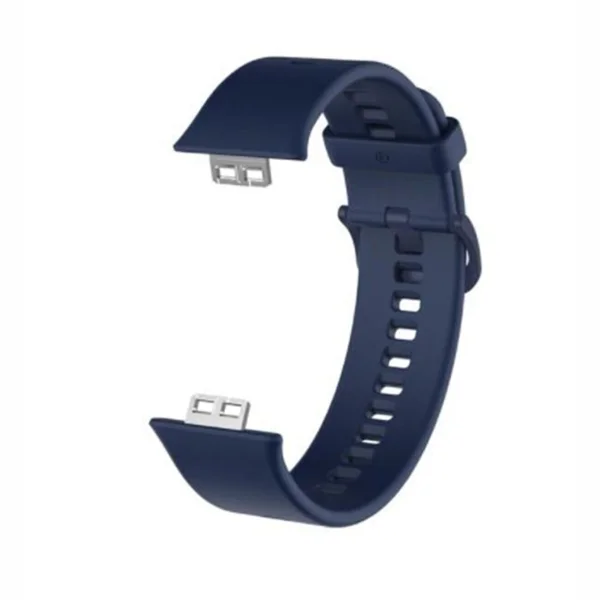 Nettech Huawei Watch Fit Uyumlu Silikon Kordon (Lacivert) NT-96819 - 2
