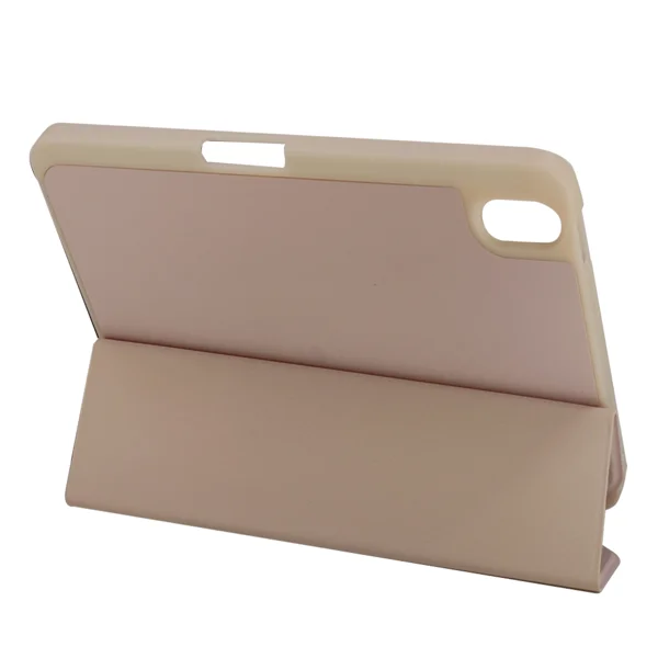 Nettech Apple iPad Mini 6 (MK8C3TU/A) Uyumlu Premium Smart 360 Kalem Yuvalı Kapaklı Kılıf (Pembe) NT-93225 - 2