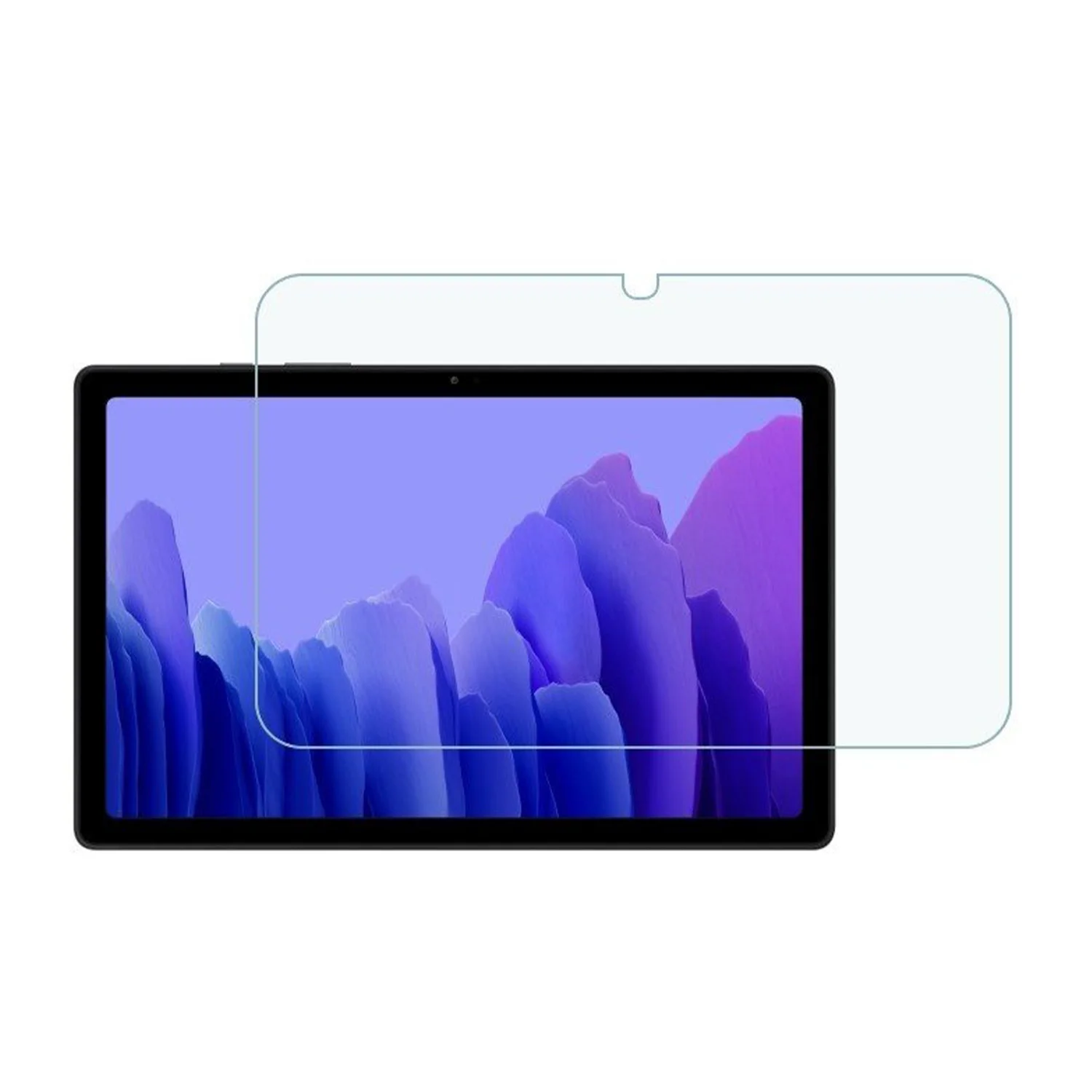 Nettech Samsung Galaxy Tab A7 SM-T500 10.4 inç Uyumlu Ön Koruma Cam Ekran Koruyucu (Şeffaf) NT-82372