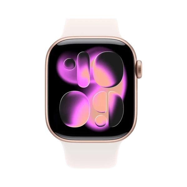 Apple Watch Series 11 - Alüminyum - 42mm - GPS + Cellular - Roze Altın - 2