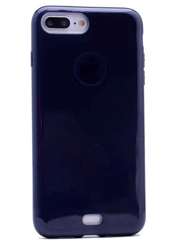 Apple iPhone 8 Plus Kılıf Zore Shining Silikon - Siyah - 1