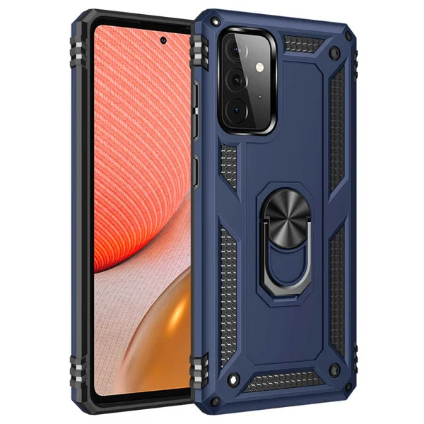 Galaxy A72 Kılıf Zore Vega Kapak - Mavi - 1