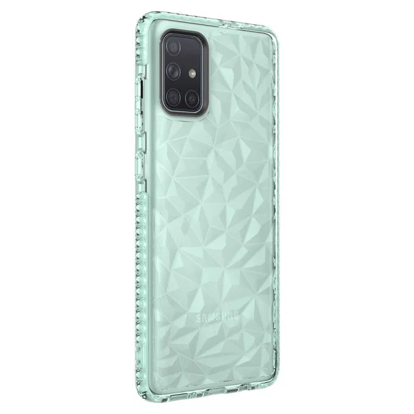 Galaxy A71 Kılıf Zore Buzz Kapak - Yeşil - 1