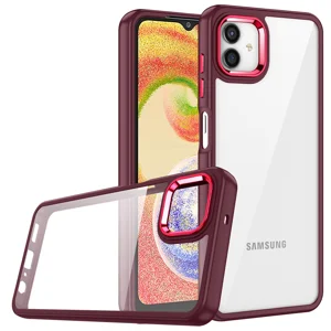Galaxy A04E Kılıf Zore Flora Kapak - Kırmızı