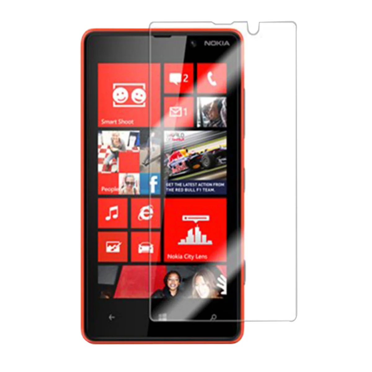 Nettech Nokia Lumia 820 Uyumlu Ön Koruma Cam Ekran Koruyucu NT-18321