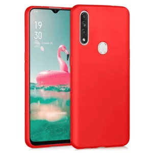 Nettech Oppo A31 Uyumlu Nano Arka Koruma Kılıf (Turuncu) NT-84183