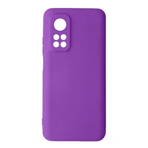 Nettech Xiaomi Mi 10T Uyumlu Nano Arka Koruma Kılıf (Mor) NT-87674