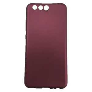 Nettech Huawei P10 Uyumlu Suide Arka Koruma Kılıf (Mürdüm) VR-10379